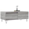 vidaXL Coffee Table Grey Sonoma 90x50x36.5 cm Engineered Wood