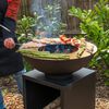 RedFire Garden Barbecue with Wood Storage Onyx 60 cm Black