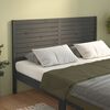 vidaXL Bed Headboard Grey 146x4x100 cm Solid Wood Pine