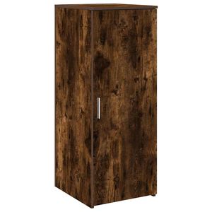 vidaXL Storage Cabinet Smoked Oak 40x45x103.5 cm Engineered Wood