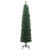 vidaXL Artificial Christmas Tree with 300 LEDs with Stand Green 240 cm