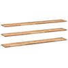 vidaXL Floating Shelves 3 pcs 160x20x2 cm Oil Finished