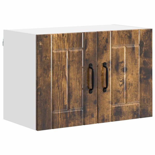vidaXL Kitchen Wall Cabinet Smoked Oak 60 x 31 x 40 cm Engineered Wood