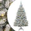 vidaXL Artificial Christmas Tree 210 cm 300 LEDs Warm White