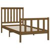 vidaXL Bed Frame without Mattress Honey Brown 100x200 cm Solid Wood Pine