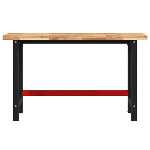 vidaXL Workbench 140x60x83 cm Solid Wood Acacia Rectangular
