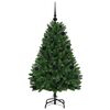 vidaXL Artificial Christmas Tree Green 120 cm PVC and Metal