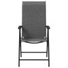 vidaXL Folding Garden Chairs 8 pcs Grey Poly Rattan