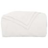 vidaXL Throw Blanket White 150 x 200 cm Fleece