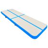 vidaXL Inflatable Gymnastics Mat with Pump 300x100x15 cm PVC Blue