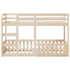 vidaXL Bunk Bed 75x190 cm Solid Wood Pine