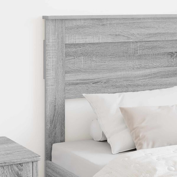 vidaXL Headboard with Headboard Grey Sonoma 75 cm Engineered wood