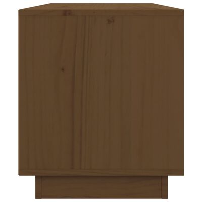 vidaXL TV Cabinet Honey Brown 80x34x40 cm Solid Wood Pine