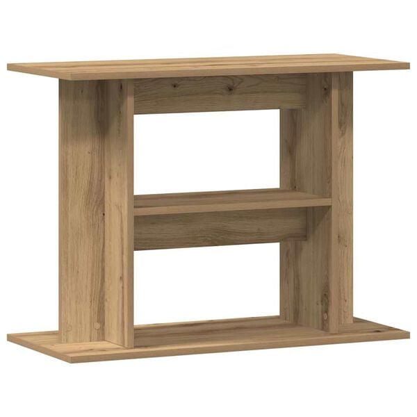 vidaXL Aquarium Stand Artisan Oak 80x35x60 cm Engineered Wood