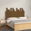 vidaXL Wall Headboard Honey Brown 127.5x3x80 cm Solid Wood Pine
