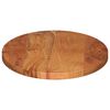vidaXL Table Top 140x60x2.5 cm Oval Solid Wood Acacia