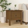 vidaXL Side Tables 2 pcs Honey Brown 40x40x39 cm Solid Wood Pine
