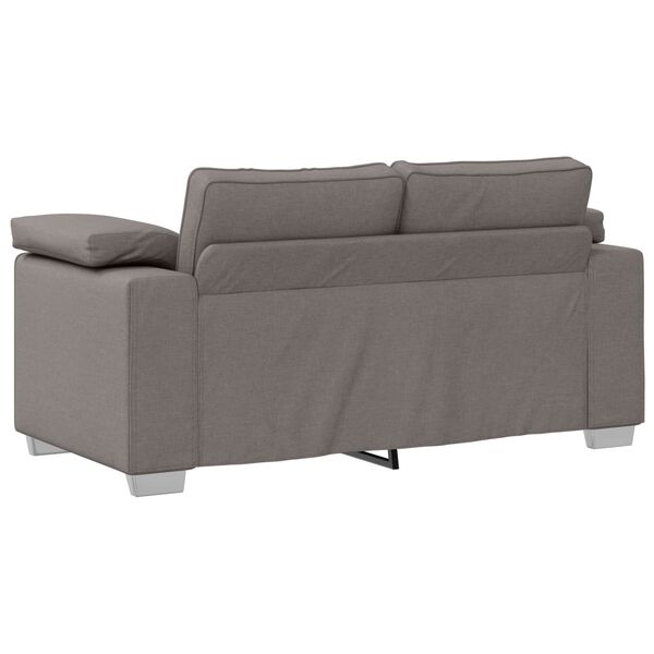 vidaXL Sofa Taupe 160 x 77 x 82 cm Fabric