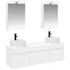 vidaXL Bathroom Cabinet Set 5 pcs White 50 x 14.5 x 70 cm