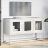 vidaXL TV Cabinet White 100.5x39x60.5 cm Cold-rolled Steel