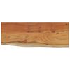 vidaXL Wall Shelf 80x30x2.5 cm Rectangular Solid Wood Acacia Live Edge