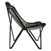 Lesli Living Butterfly Chair Aztec 70x81.5x98 cm Black and White