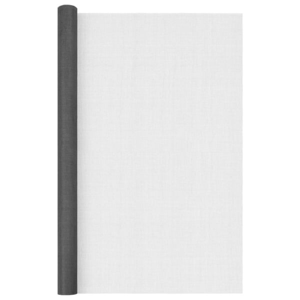 vidaXL Mesh Screen Fiberglass 80x500 cm Black