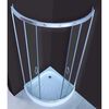 vidaXL Shower Enclosure 80 x 80 cm Curved