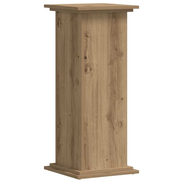 vidaXL Plant Stand Artisan Oak 33x33x80 cm Engineered Wood