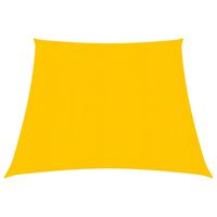 vidaXL Sunshade Sail 160 g/m² Yellow 3/4x2 m HDPE