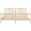 vidaXL Bed Frame without Mattress 200x200 cm Solid Wood Pine