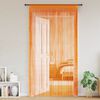 vidaXL String Curtains 2 pcs Orange 140x250 cm