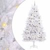 vidaXL Artificial Christmas Tree White 128 x 128 x 270 cm