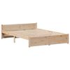 vidaXL Bed Frame without Mattress 140x190 cm Solid Wood Pine