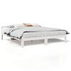 vidaXL Bed Frame without Mattress White 160x200 cm Solid Wood Pine