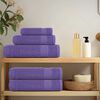 vidaXL Guest Towels "FROGN" 10 pcs Purple 30x50 cm 360 gsm