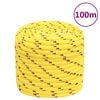 vidaXL Boat Rope Yellow 18 mm 100 m Polypropylene