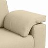 vidaXL Sofa Cream 180 x 77 x 82 cm Fabric
