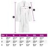 vidaXL Bathrobe KINN White L Cotton