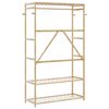 vidaXL Clothes Rack with Shelves 110x40x175 cm Bamboo