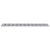 vidaXL Stair Tread Rectangular 4 pcs Silver 90 x 20 cm Aluminium