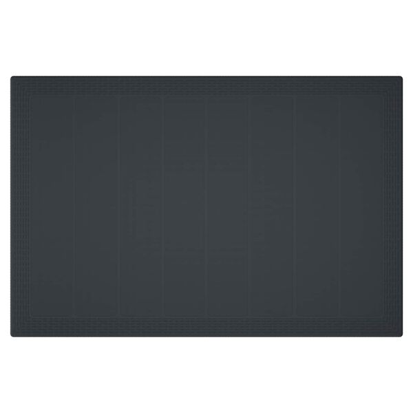 vidaXL Garden Dining Set 7 pcs Anthracite Polt rattan