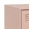 vidaXL TV Cabinets 2 pcs Pink 67x39x44 cm Steel
