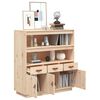 vidaXL Highboard 100x40x108.5 cm Solid Wood Pine