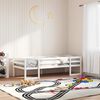 vidaXL Kids' Bed Frame without Mattress White 90x200 cm Solid Wood Pine