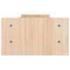 vidaXL Monitor Stand 100x27x15 cm Solid Wood Pine