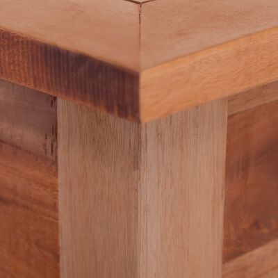 vidaXL Coffee Table 68x68x30 cm Solid Mahogany Wood