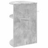 vidaXL End Table Concrete Grey 39.7 x 39.7 x 60 cm Engineered Wood
