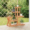 vidaXL Flower Stand 95x25x96 cm Solid Wood Fir