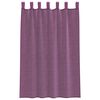 vidaXL Voile Curtains with Loops 2 pcs Purple 140x175 cm